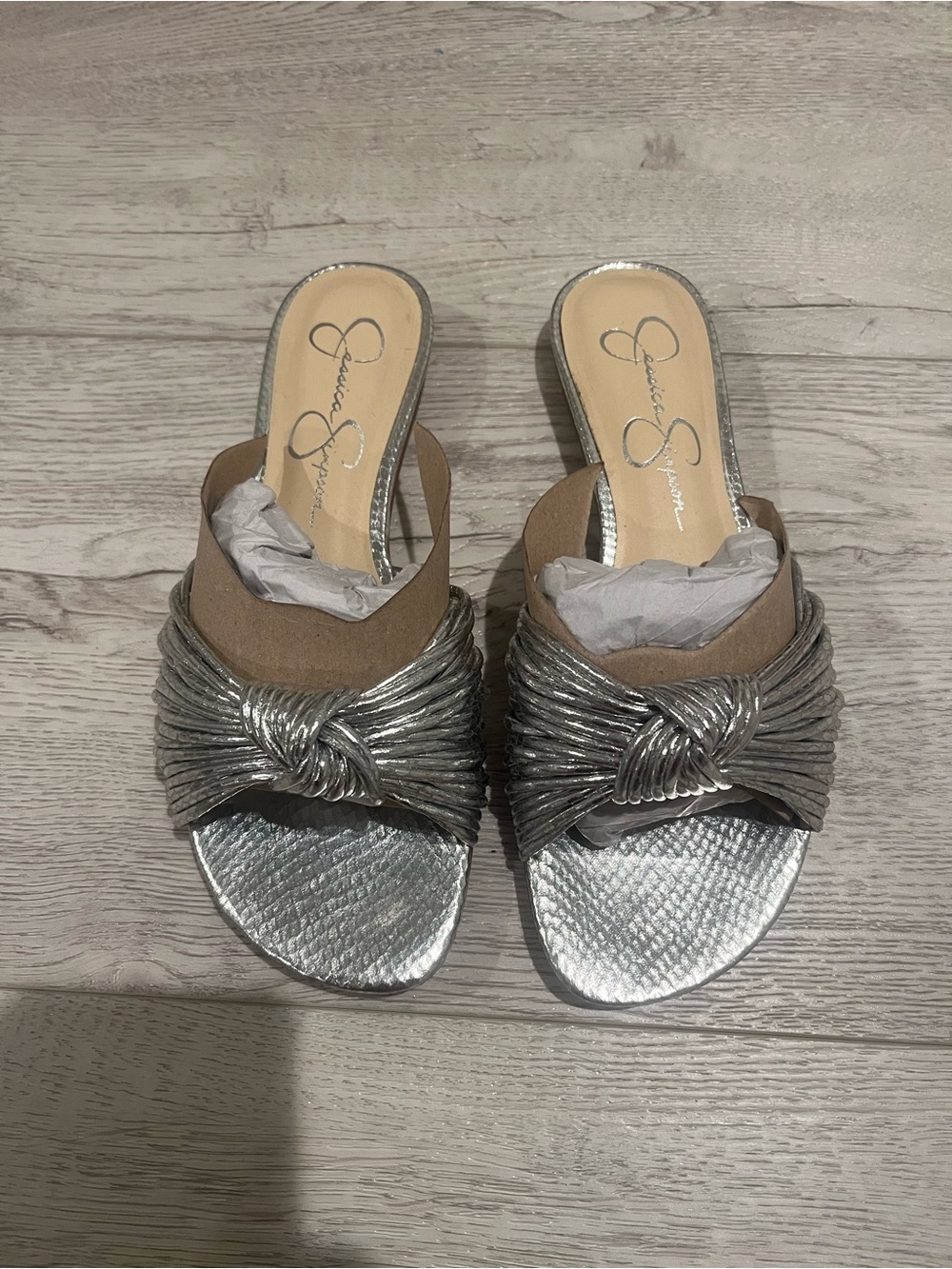 Jessica Simpson Dydra Knotted Slides